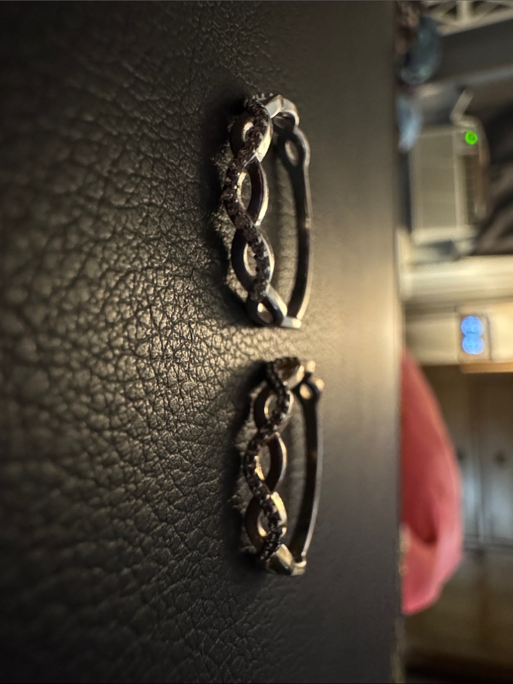 Silver and gold toned infinity rings- 2 rings